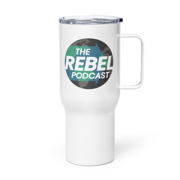 Rebel Podcast Travel Mug