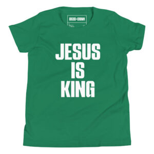 Jesus is King Youth T-Shirt - Image 5