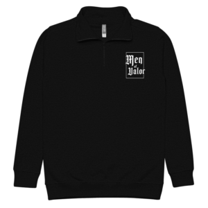 Men of Valor 3/4 Zip Sweater